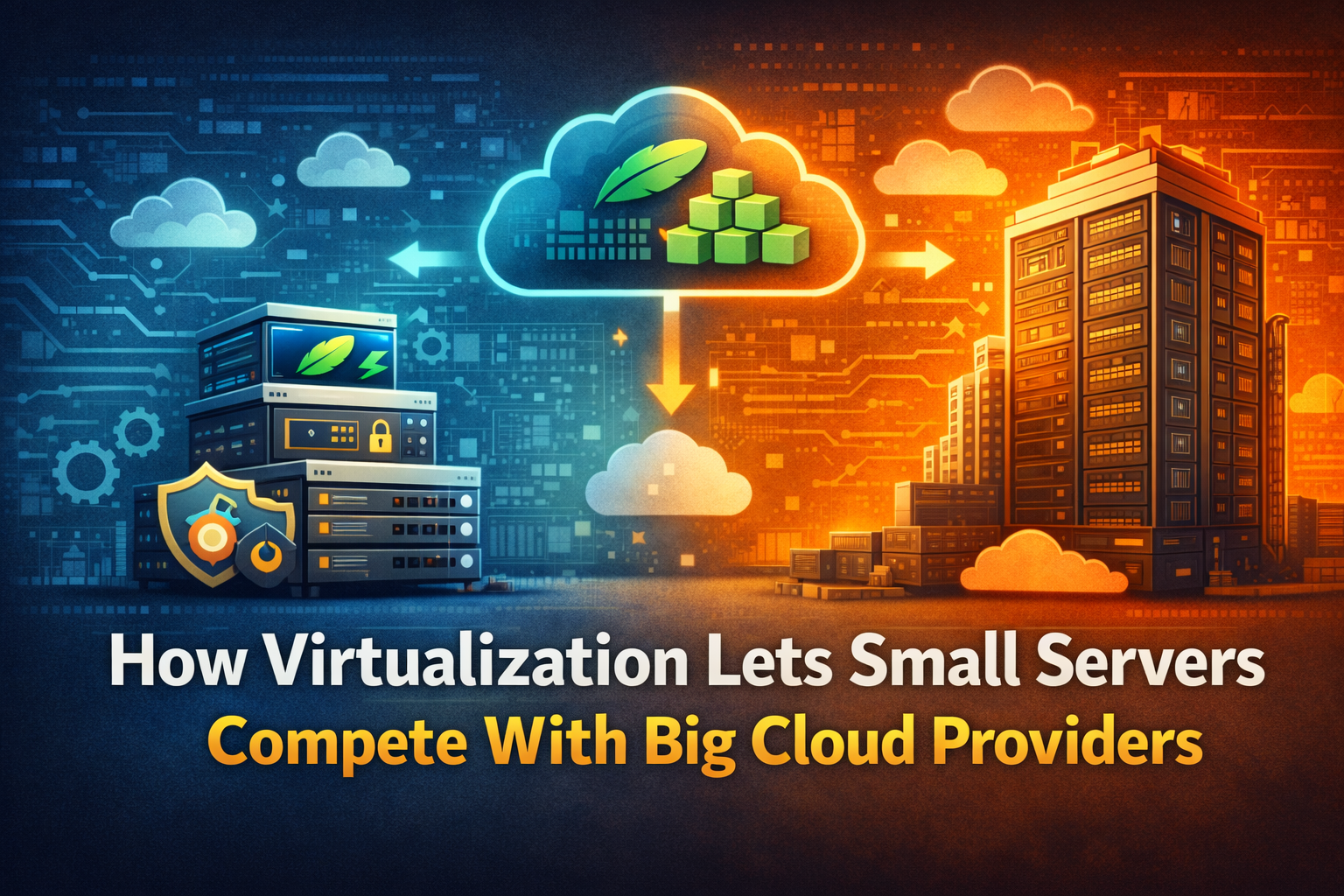 Why Virtualization Is the Reason Small Servers Can Compete With Big Cloud Providers